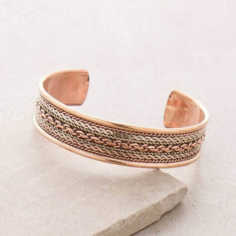 Tibetan Handcrafted Twisted Copper Healing Bracelet