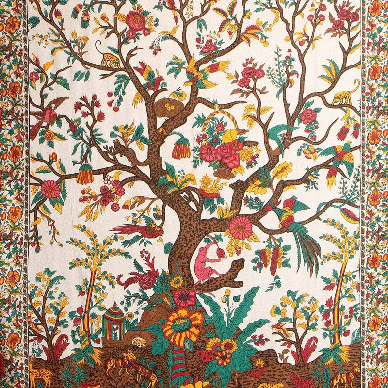 Tree of Life Tapestry - Natural