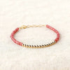 Gold Beaded Tourmaline Bracelet
