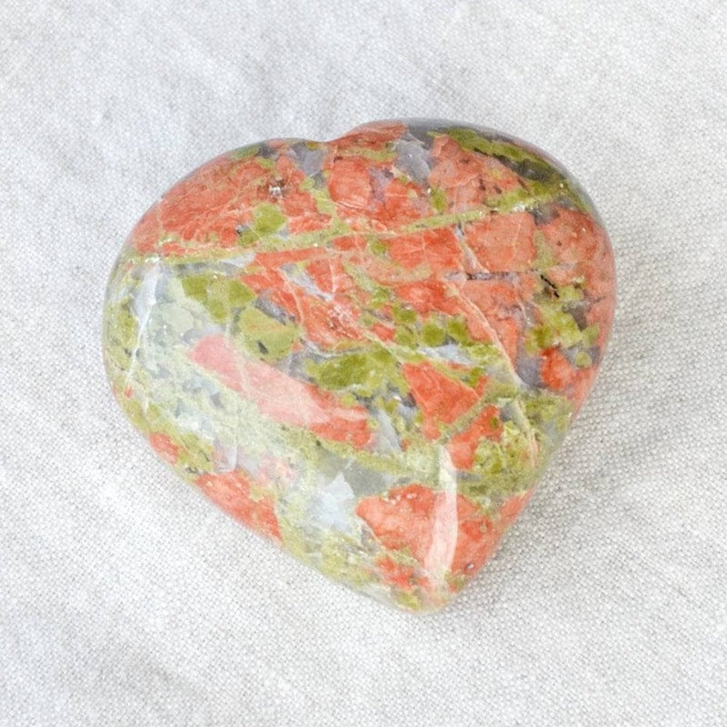 Unakite Heart